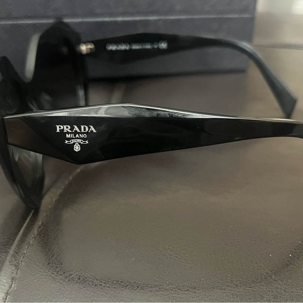 Prada Black Sunglasses Sleek Modern Design. - Picture 3 of 11